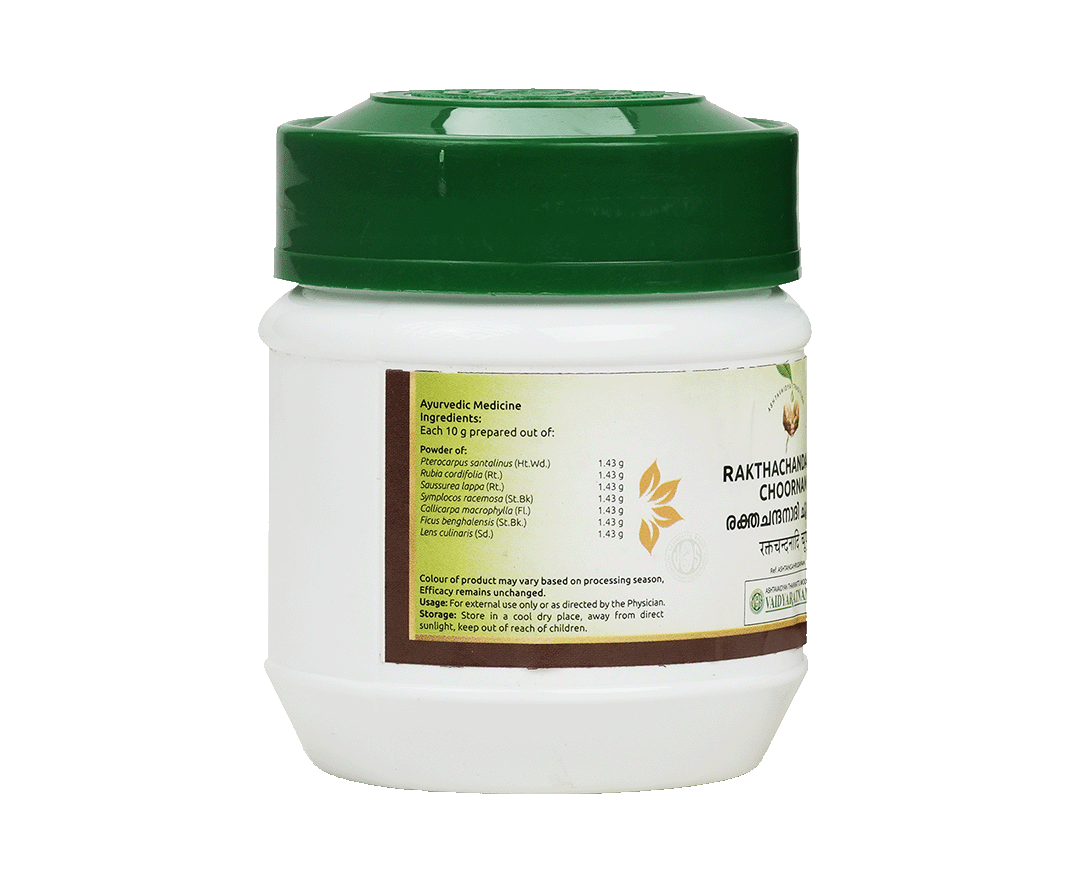 Find Rakthachandana Choornam 50 GM Online- Vaidyaratnam