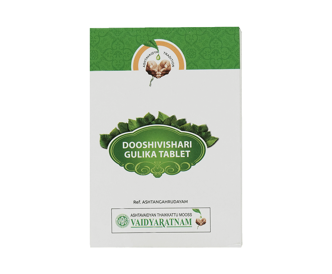 Vaidyaratnam Dooshivishari Gulika Tablet 100 NOS