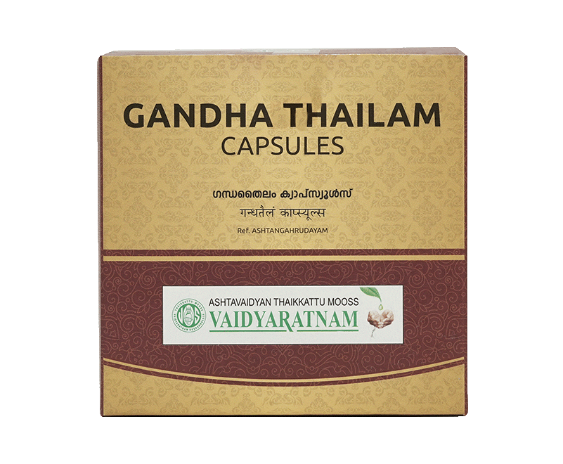 Buy Gandha Thailam Soft Gel Capsule 100 Nos - Vaidyaratnam