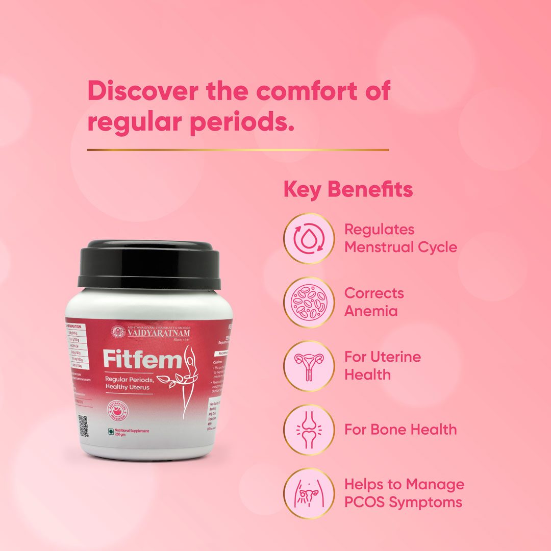 Vaidyaratnam Fitfem Granules for irregular periods