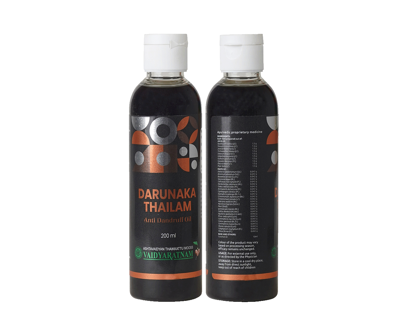 Anti dandruff hair oil for healthy scalp care